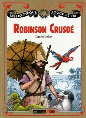 Robinson Crusoé - Rouge et or